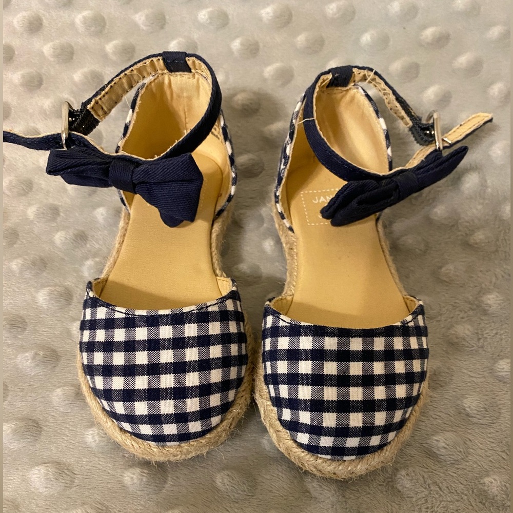 Brand new Janie and Jack espadrille sandals size 5